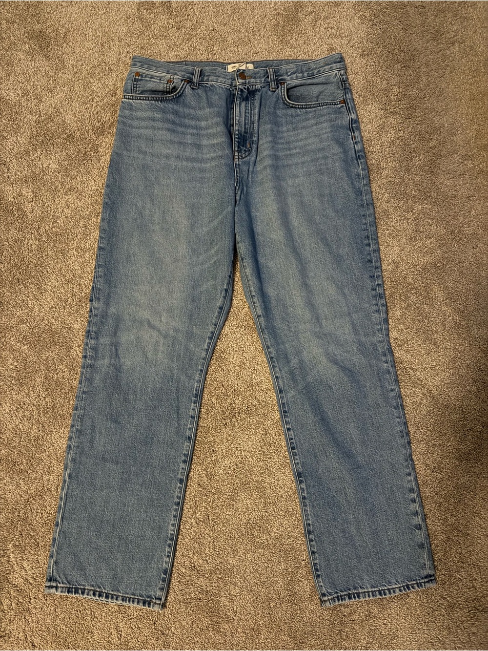 Madewell ‘90s Straight Leg Light Wash Jeans